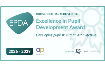 Excellence in Pupil Development Award 2026-2029